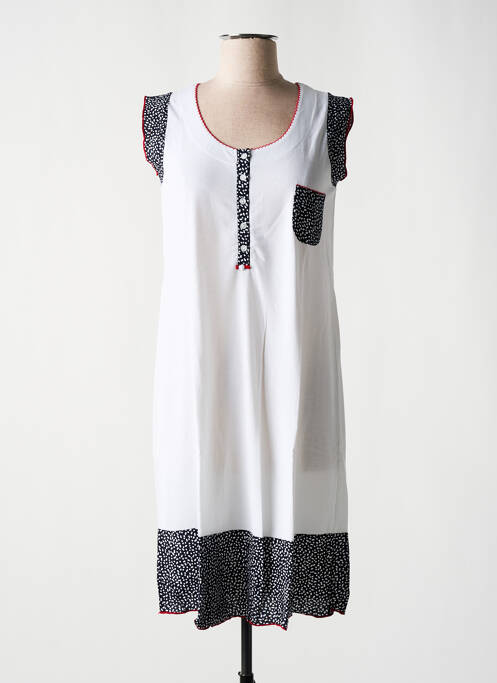 Chemise de nuit blanc SENORETTA pour femme