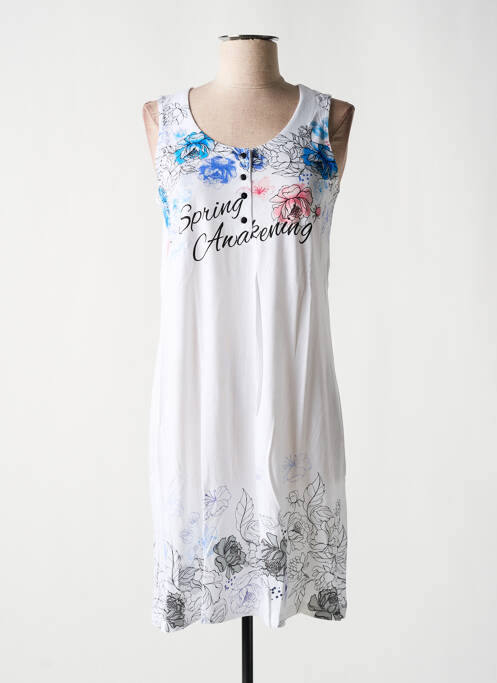 Chemise de nuit blanc SENORETTA pour femme