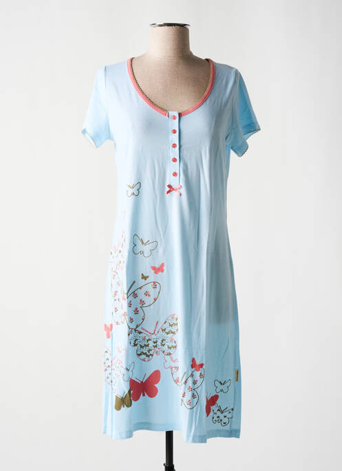 Chemise de nuit bleu SENORETTA pour femme