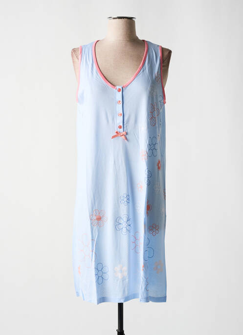 Chemise de nuit bleu SENORETTA pour femme