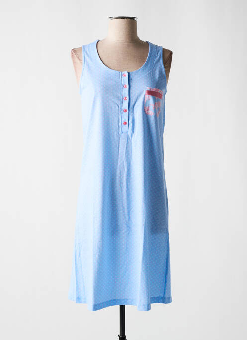 Chemise de nuit bleu SENORETTA pour femme