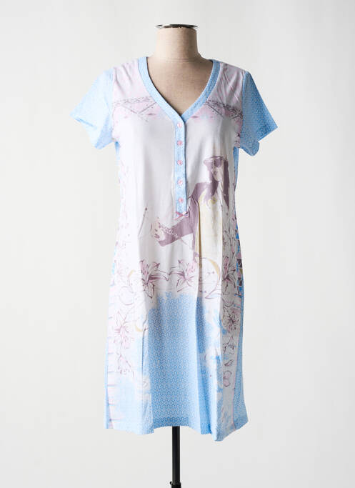 Chemise de nuit bleu SENORETTA pour femme