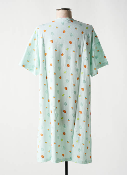 Chemise de nuit vert ELEANE pour femme