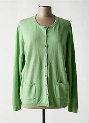 Gilet manches longues vert CASHMERE FEELING pour femme seconde vue