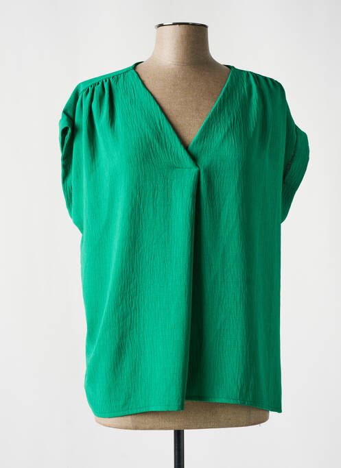 Blouse vert RENATTO BENE pour femme