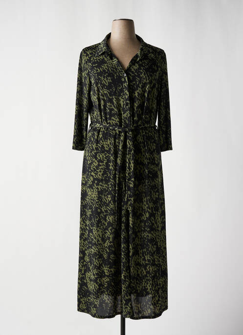 Robe longue vert RENATTO BENE pour femme