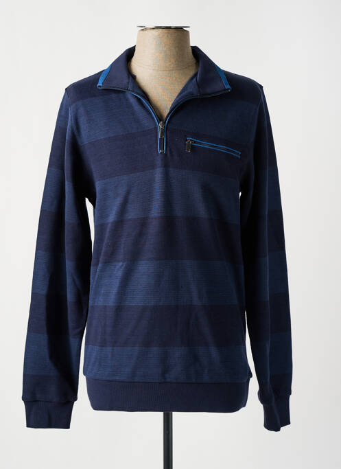 Polo bleu LOUIS VICTOR pour homme