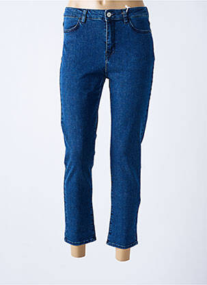 Jeans coupe slim stretch taille haute bleu KANOPE femme