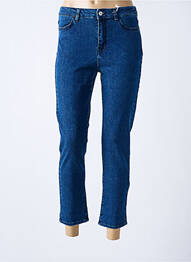 Jeans coupe slim stretch taille haute bleu KANOPE femme