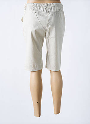 Bermuda taille élastique taille normale beige LA PETITE NÎMOISE femme