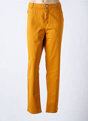 Pantalon slim jaune KANOPE pour femme seconde vue