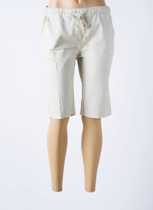 Bermuda taille élastique taille normale beige LA PETITE NÎMOISE femme