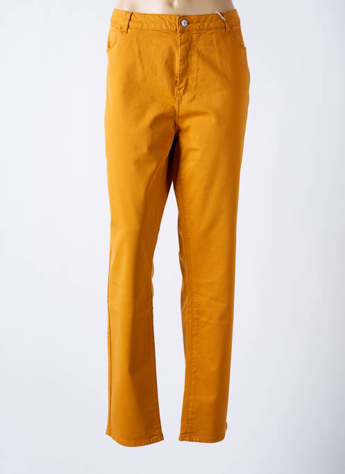 Pantalon slim jaune KANOPE pour femme