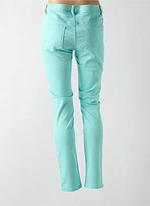 Pantalon slim taille élastique bleu S.QUISE femme