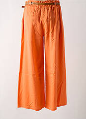 Pantalon large orange LAGON BLEU pour femme seconde vue