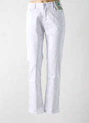 Pantalon slim blanc S.QUISE pour femme seconde vue