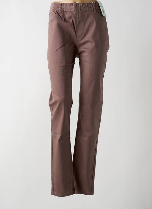 Pantalon droit marron S.QUISE pour femme