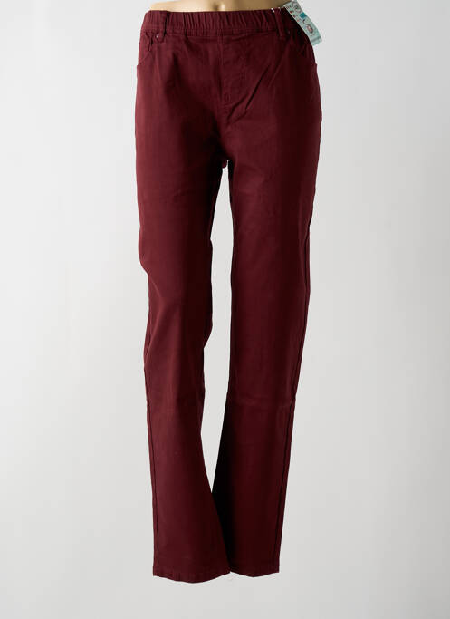 Pantalon droit rouge S.QUISE pour femme