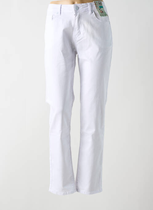 Pantalon slim blanc S.QUISE pour femme