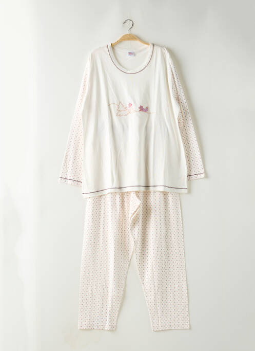 Pyjama blanc ÉLIANE pour femme