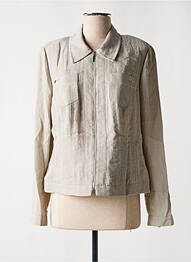 Veste casual poches gris CHRISTINE LAURE femme