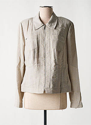 Veste casual poches gris CHRISTINE LAURE femme
