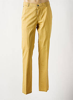 Pantalon chino poches jaune MEYER homme