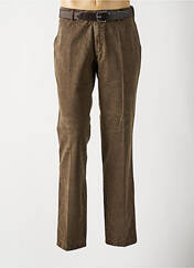 Pantalon droit marron LUIGI MORINI pour homme seconde vue