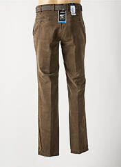 Pantalon droit marron LUIGI MORINI pour homme seconde vue