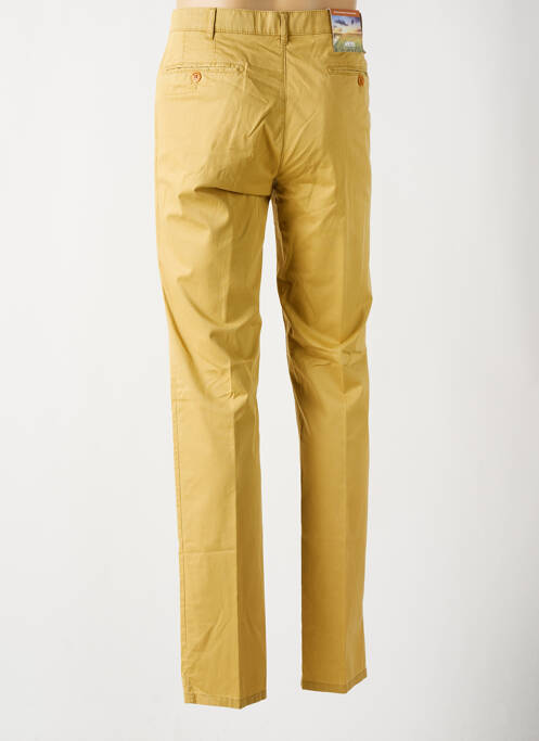Pantalon chino jaune MEYER pour homme