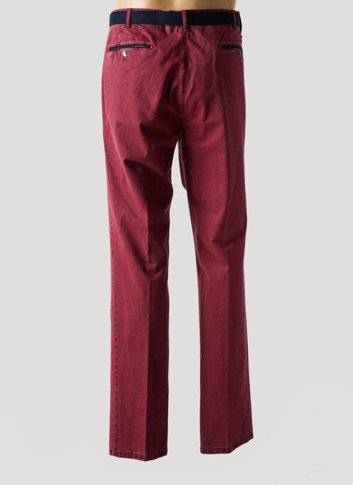 Pantalon droit rouge MEYER pour homme
