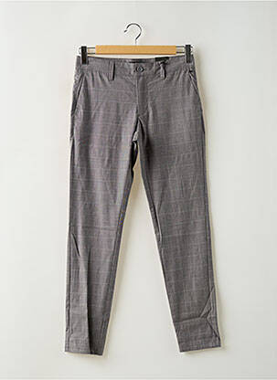 Pantalon chino stretch taille normale gris ONLY & SONS homme