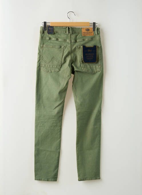 Jeans coupe slim vert PETROL INDUSTRIES pour homme