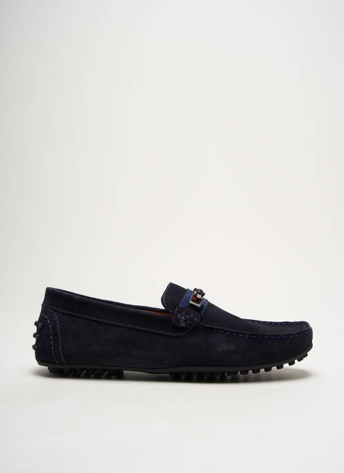 Mocassins bleu BRETT & SONS pour homme