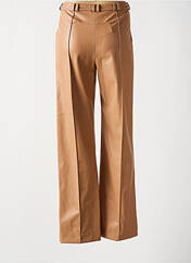 Pantalon large marron LES BLONDINETTES pour femme seconde vue