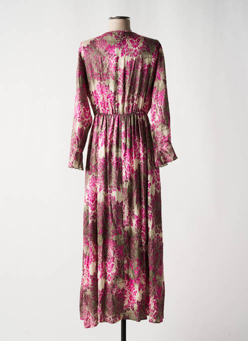 Robe longue rose LES BLONDINETTES pour femme