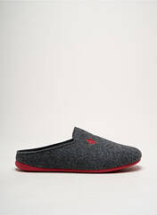 Chaussons/Pantoufles gris ZEL'S pour homme seconde vue