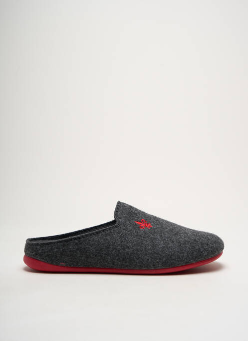 Chaussons/Pantoufles gris ZEL'S pour homme