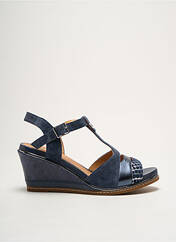 Sandales/Nu pieds bleu FUGITIVE BY FRANCESCO ROSSI pour femme seconde vue
