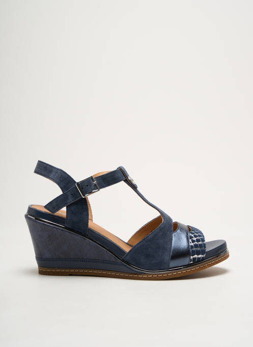 Sandales/Nu pieds bleu FUGITIVE BY FRANCESCO ROSSI pour femme