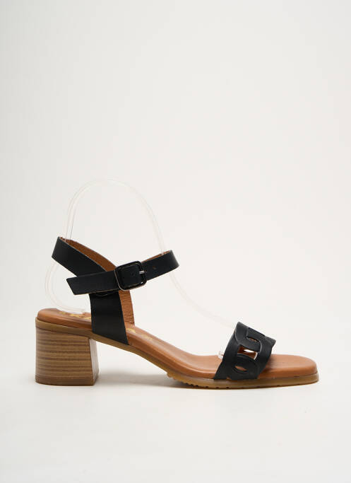 Sandales/Nu pieds noir KAOLA pour femme