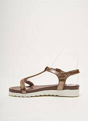 Tongs marron ELUE PAR NOUS pour femme seconde vue