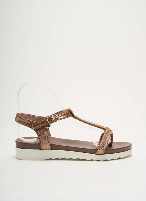 Tongs marron ELUE PAR NOUS pour femme