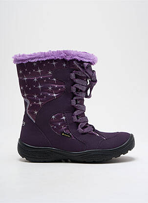 Bottines/boots fourrée bout rond violet SUPERFIT fille