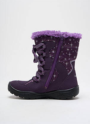 Bottines/boots fourrée bout rond violet SUPERFIT fille