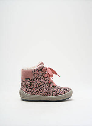 Bottines/boots fourrée bout rond rose SUPERFIT fille
