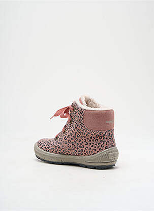 Bottines/boots fourrée bout rond rose SUPERFIT fille