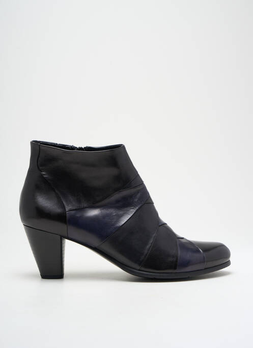 Bottines/boots matière lisse talon de 4 à 6cm bleu REGARDE LE CIEL femme