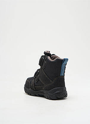 Bottines/boots tissage satiné bout rond noir SUPERFIT garçon