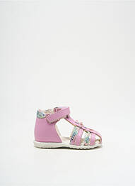 Sandales/nu pieds bout rond bout rond rose BOPY fille